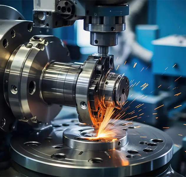 CNC precision machining components manufactured by Shree Umiya Industries - Umiyateck